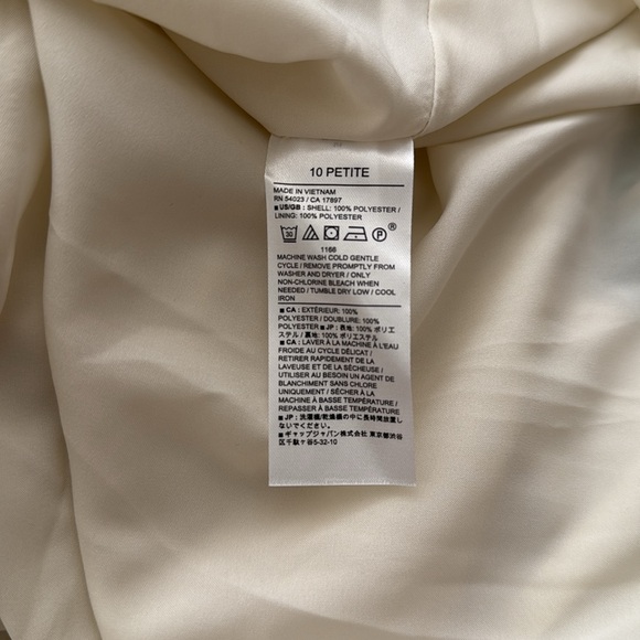 Banana Republic Green Geo Scoop Neck Midi Dress 10 Petite NWT - Picture 10 of 12